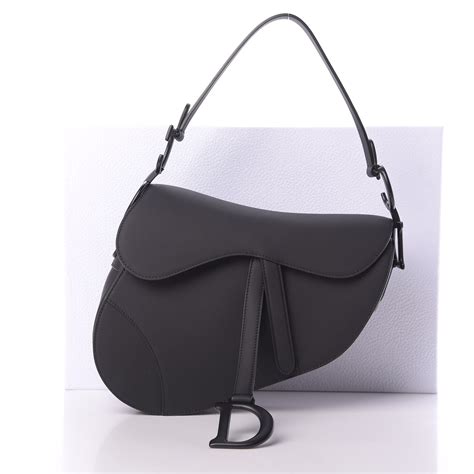 christian Dior Black saddle bag